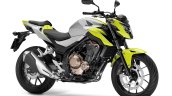 2018 Honda CB500F Silver press front right quarter