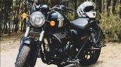 Royal Enfield Meteor 350 Pure Black Front 3 Quarte