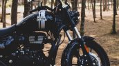 Royal Enfield Meteor 350 Pure Black Front Half Rig