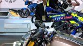 TVS Zeppelin Concept instrument cluster at 2018 Auto Expo